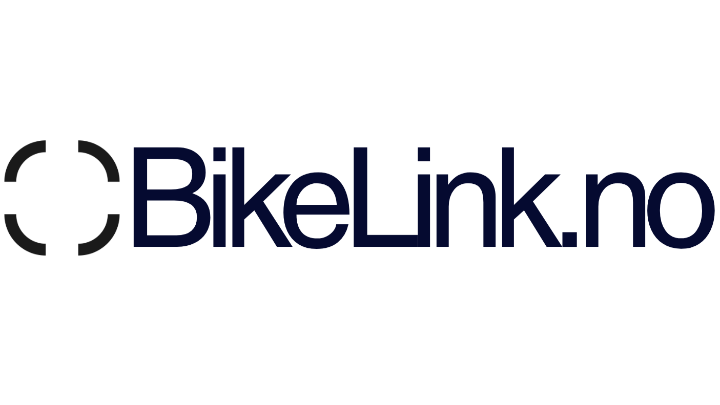 Logo of BikeLink.no on a white background